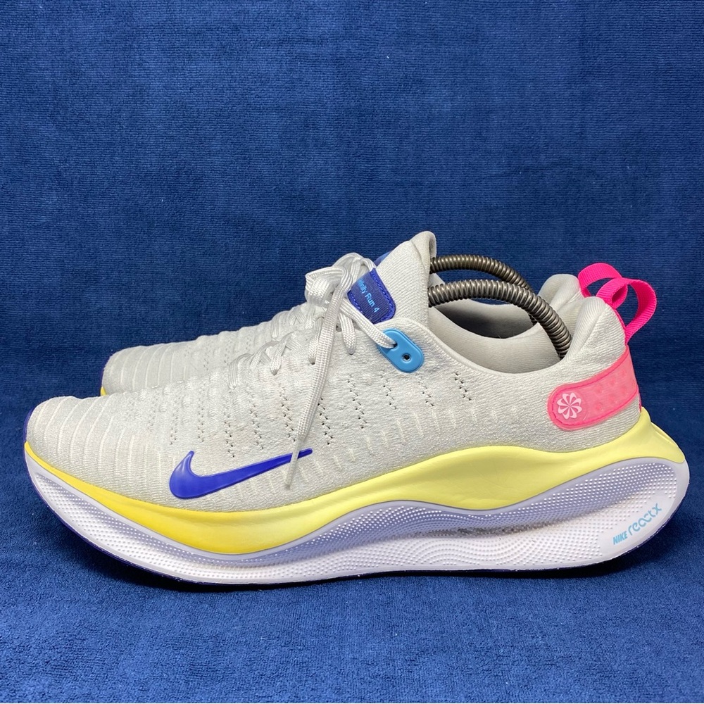 Nike ReactX Infinity Run 4 Photon Dust Royal Pink Shoes DR2665-009 Mens Size 11 - Picture 8 of 10